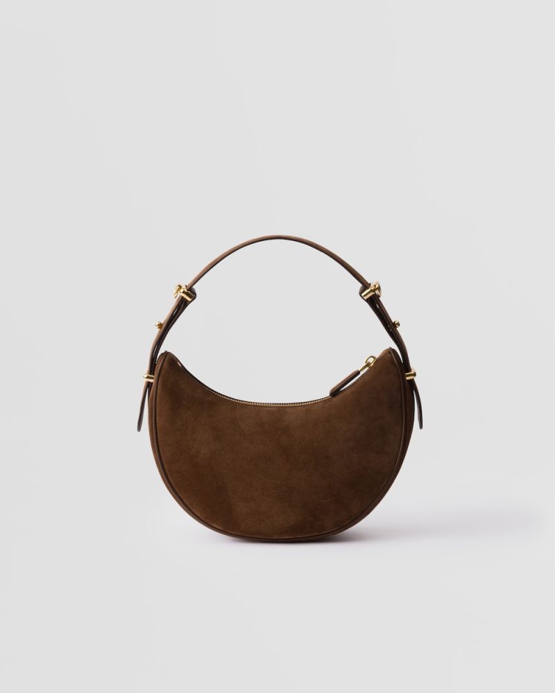 Prada Arqu?? Suede Shoulder Bag - Image 7