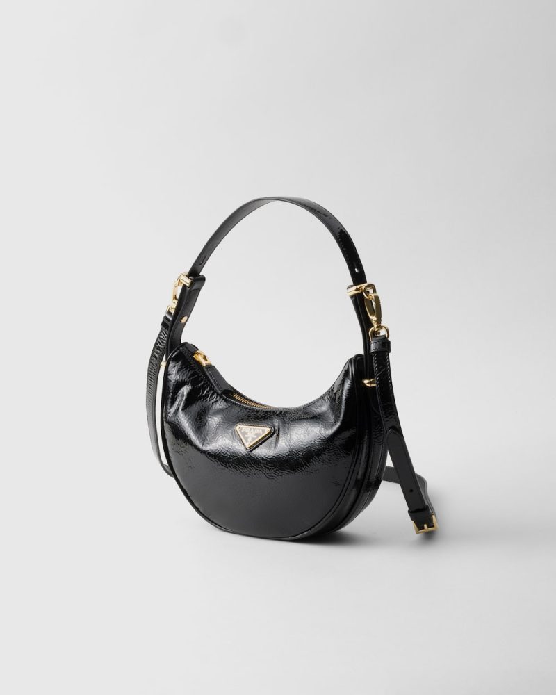 Prada Arqu?? Naplak Patent Leather Shoulder Bag - Image 2