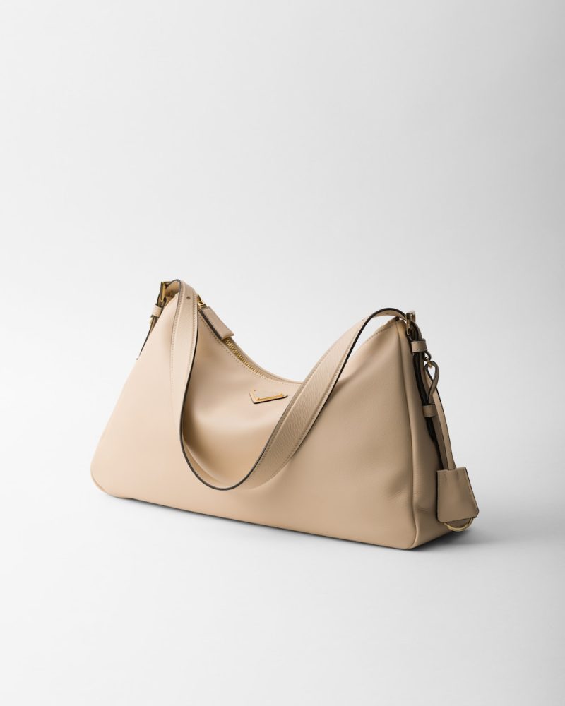 Prada Aim??e Large Leather Shoulder Bag - Image 2