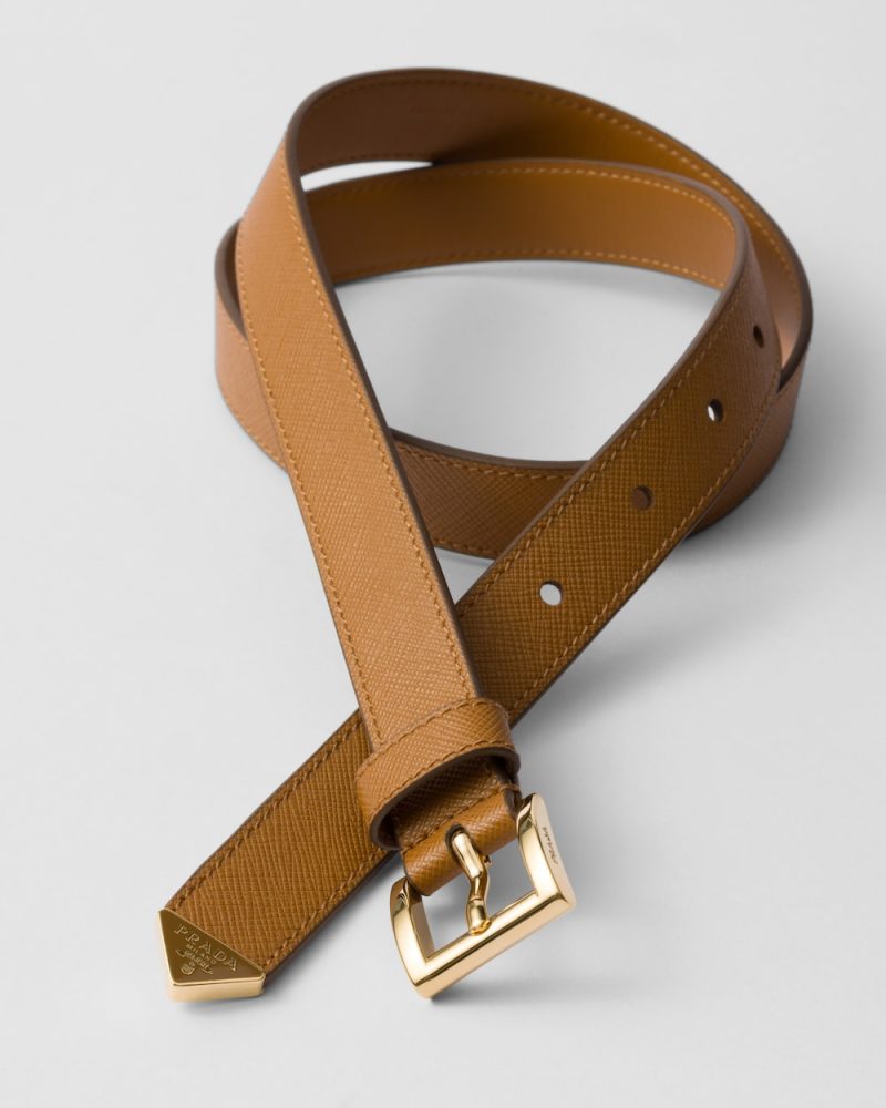 Saffiano leather belt - Image 2
