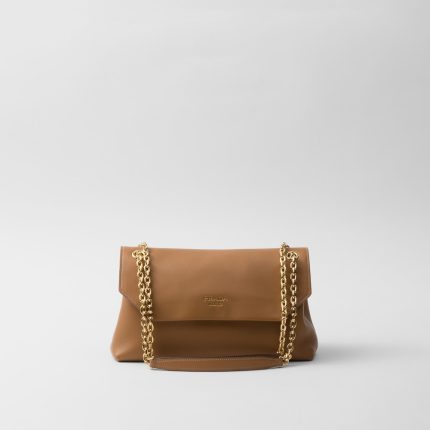 Prada Doux Medium Leather Shoulder Bag