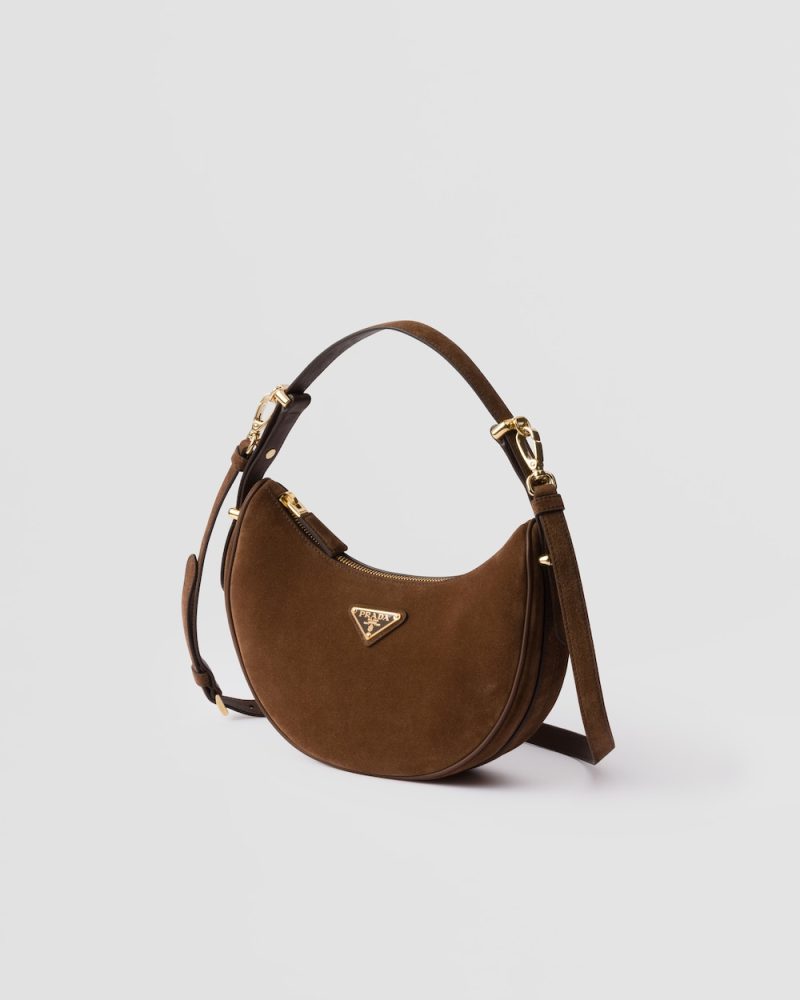 Prada Arqu?? Suede Shoulder Bag - Image 2