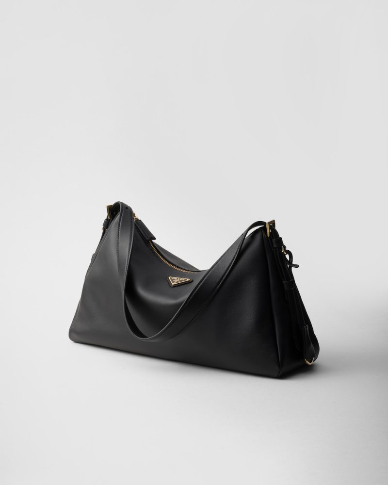 Prada Aim??e Large Leather Shoulder Bag - Image 2