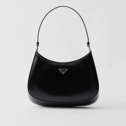 Prada Cleo Brushed Leather Shoulder Bag