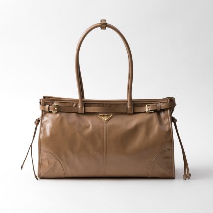 Prada Bonnie Large Leather Handbag