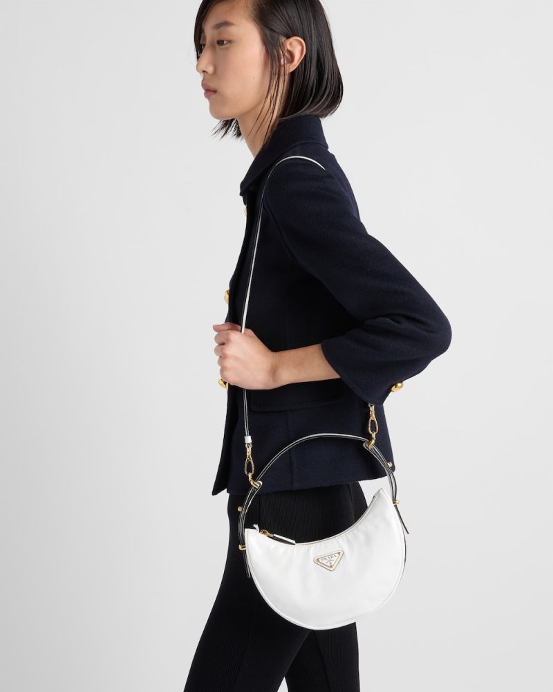 Prada Arqu?? Naplak Patent Leather Shoulder Bag - Image 6