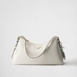 Prada Aim??e Large Leather Shoulder Bag