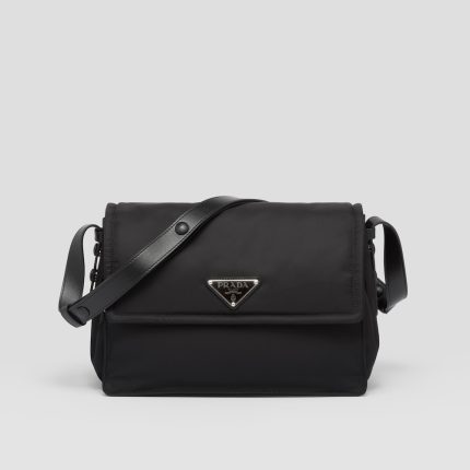 Medium Padded Re-Nylon Shoulder Bag