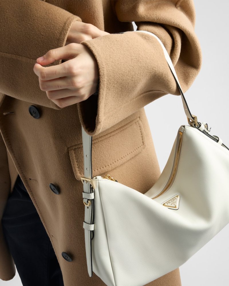 Prada Aim??e Large Leather Shoulder Bag - Image 6