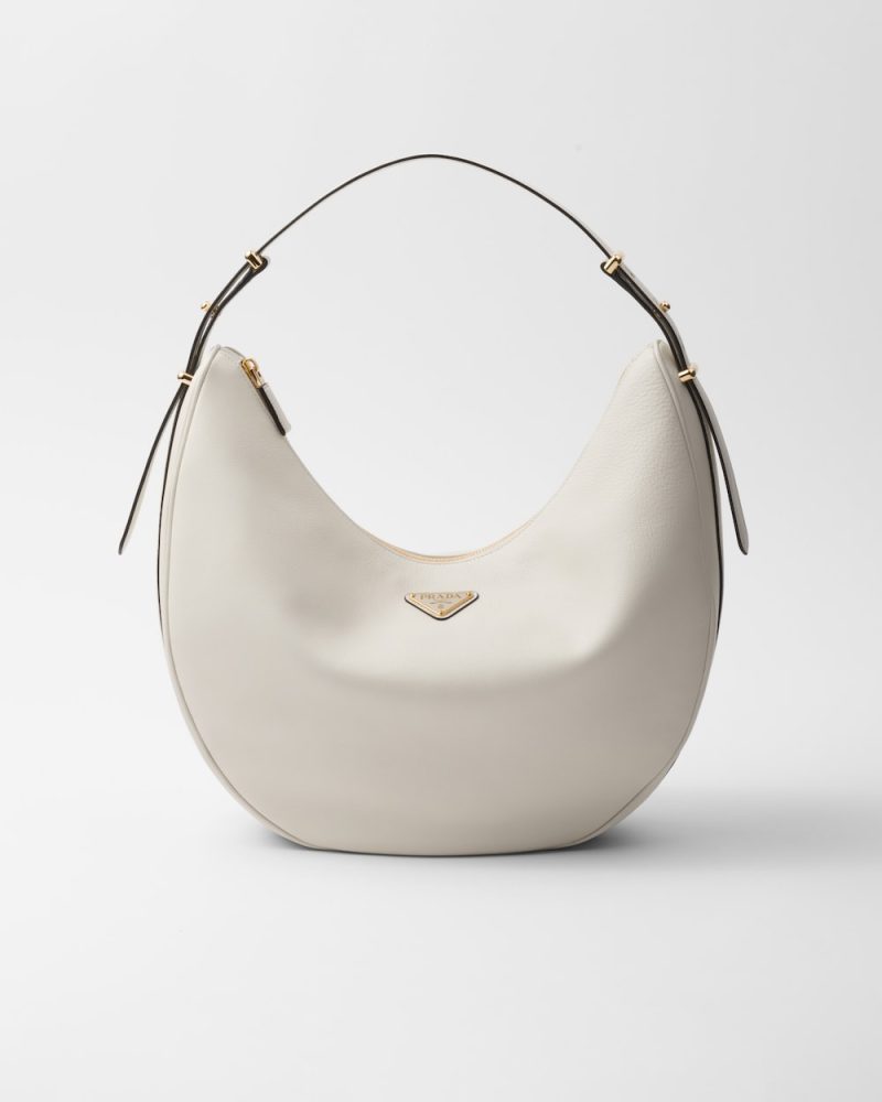 Prada Arqu?? Large Leather Shoulder Bag