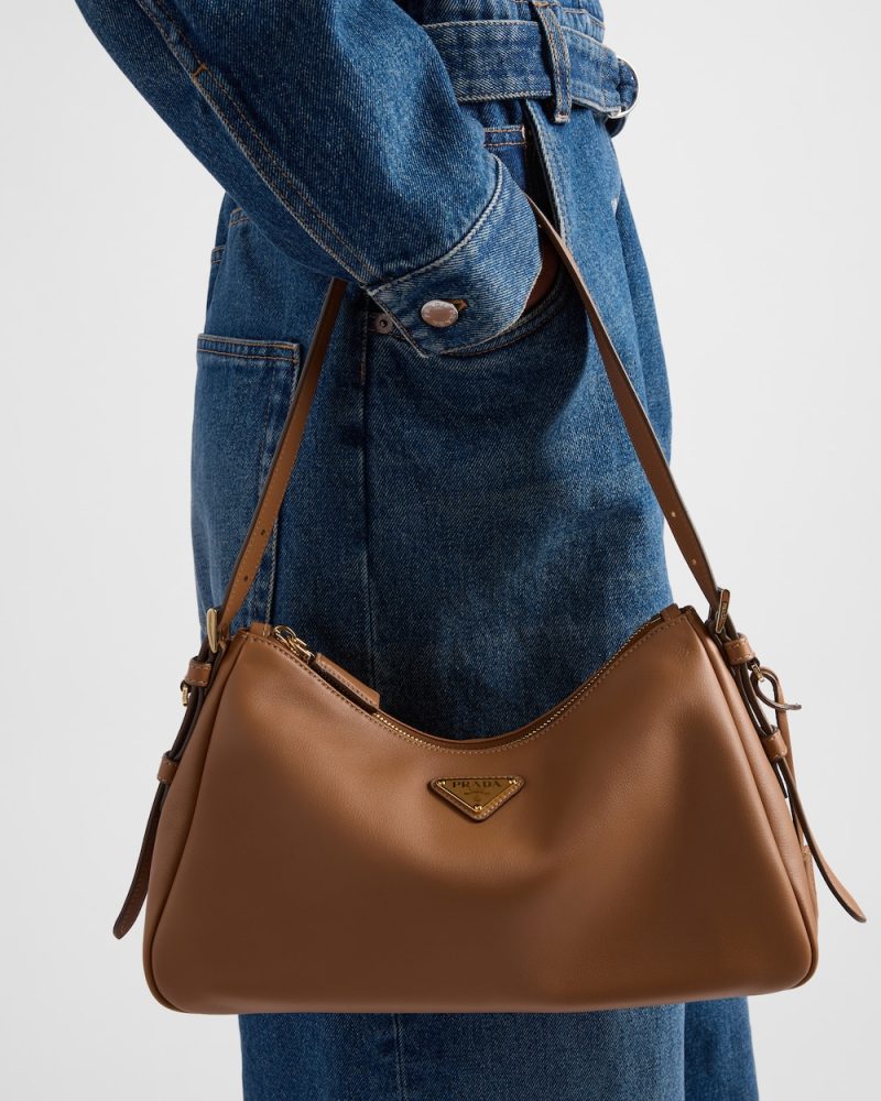 Prada Aim??e Medium Leather Shoulder Bag - Image 6