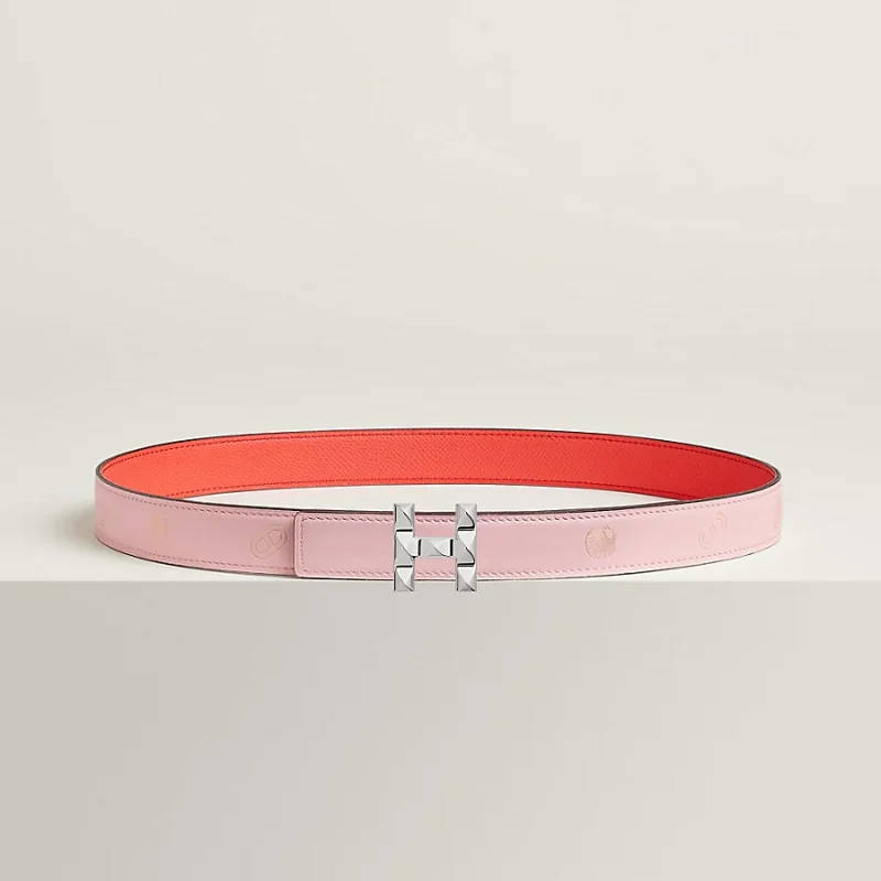 H Infini belt buckle & Herm??s sur Mer reversible leather strap 24 mm