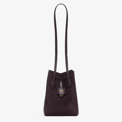 Fendi Origami Mini Transformable Suede and Leather Mini Bag