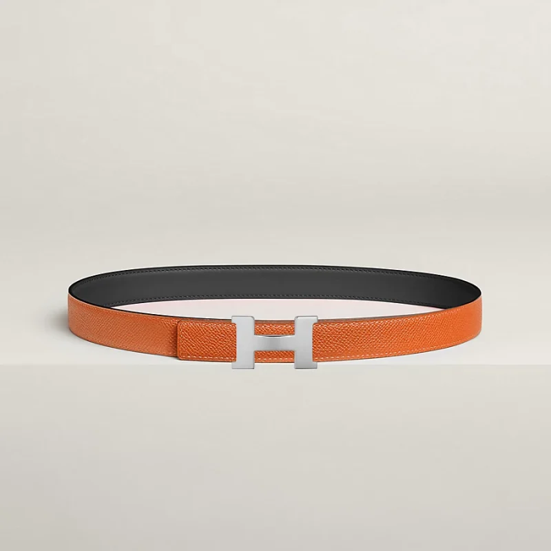 Mini Constance belt buckle & Reversible leather strap 24 mm - Image 2