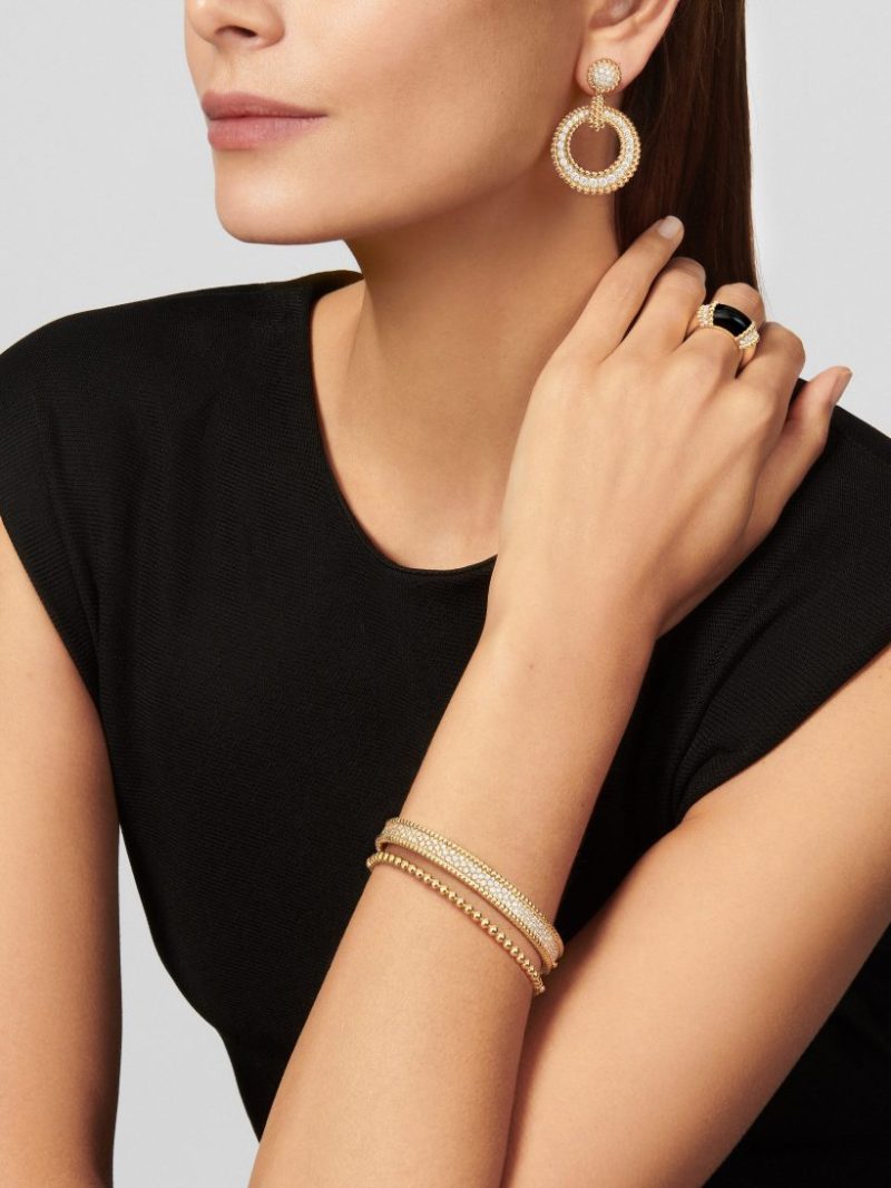 Perlee diamonds bracelet, 3 rows, medium model - Image 2