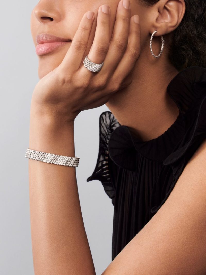 Perlee diamonds bracelet, 5 rows, medium model - Image 4